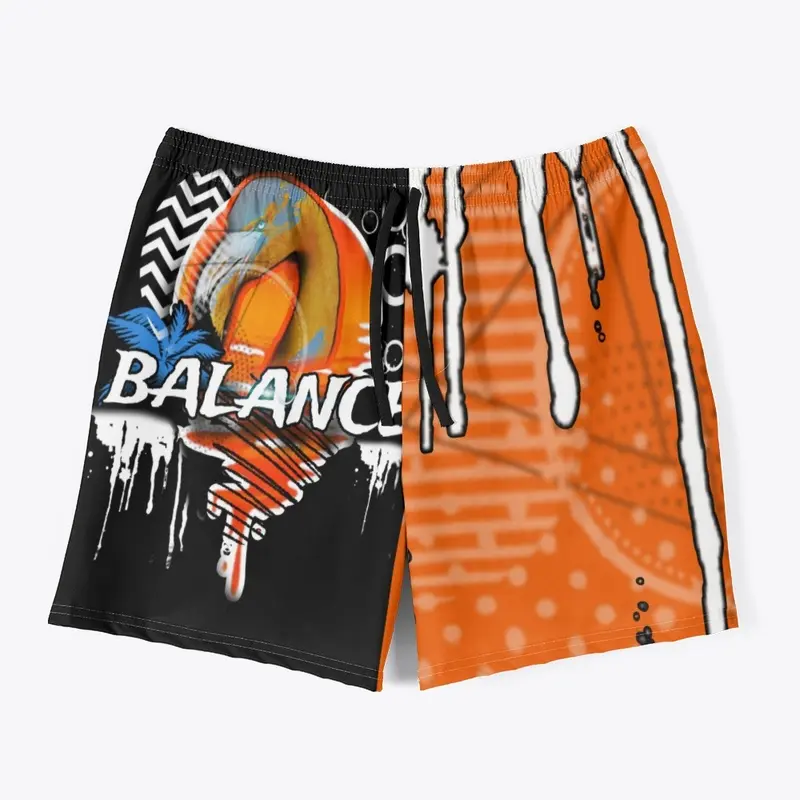 Orange Sunset Shorts 