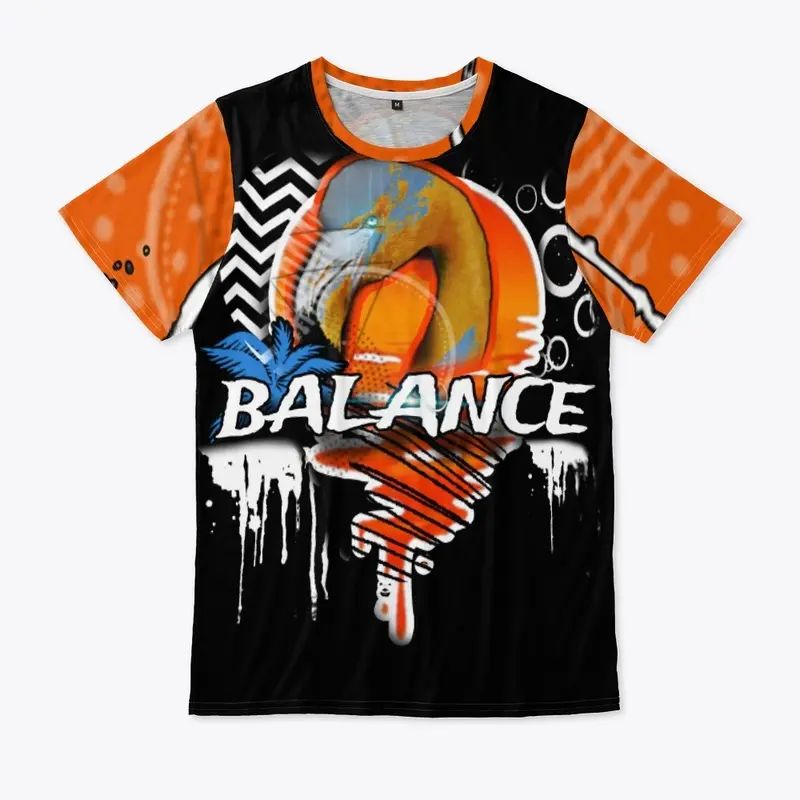 Orange sunset t-shirt